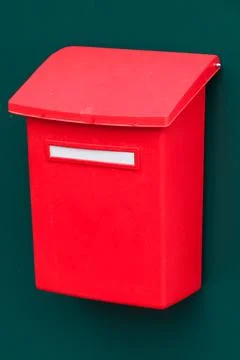 Red mailbox Stock Photos