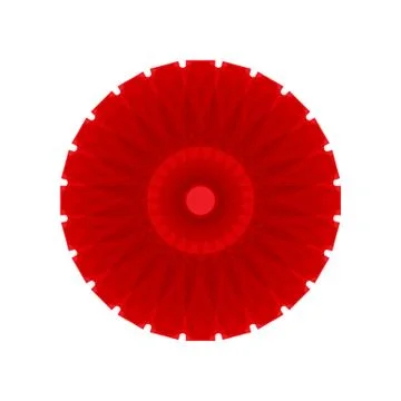 RED MANDALA GEOMETRIC (1) Illustrazione stock