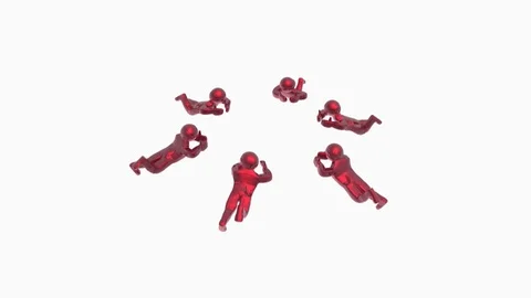 Red mans Stock Footage 104431231