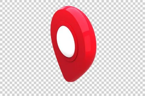 Red map location marker Stock Illustration
