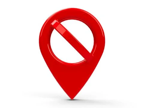 Red map pointer No Stock-Illustration