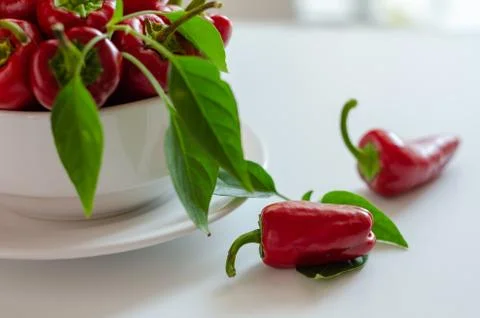 Red Mara? peppers Stock Photos