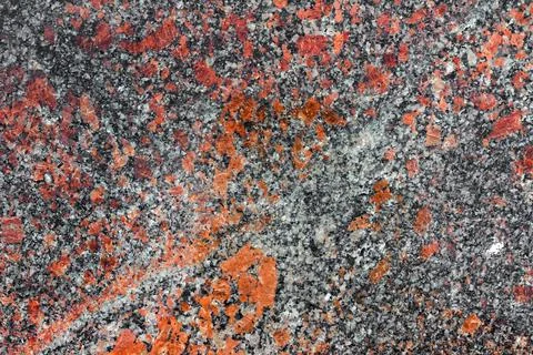 Red marble close-up texture. Stock Photos