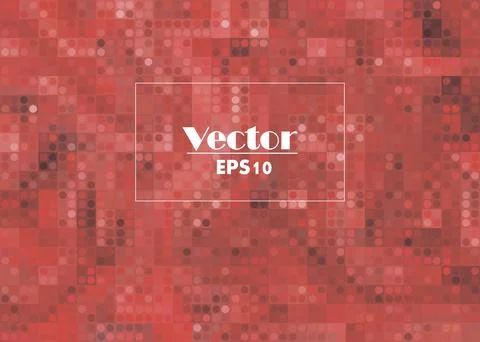Red marble dotted abstract stylized digital vector image for Valentine's day Stock Illustration