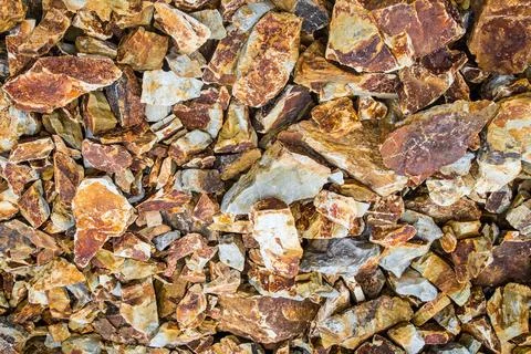 Red marble-rock close-up Stock Photos