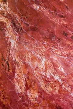 Red marble wall texture as background Stock Photos