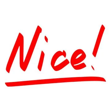 Red marker grade of exam and test result, vector hand drawn Nice comment with 스톡 일러스트