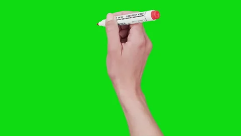 Red Marker Whiteboard Scribble Female Hand For Explainer Stock Footage 232341213