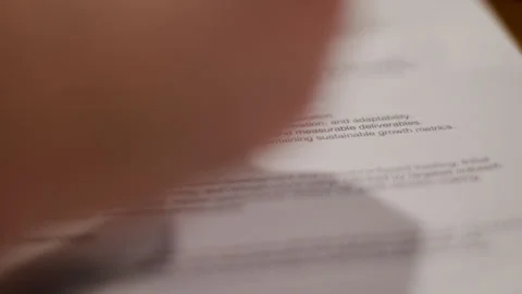Red Marker Writes Red X Over Business Proposal Paper Stock Footage 319509533