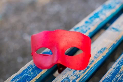 Red mask Stock Photos
