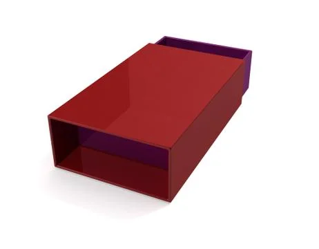 Red matchbox Stock Illustration