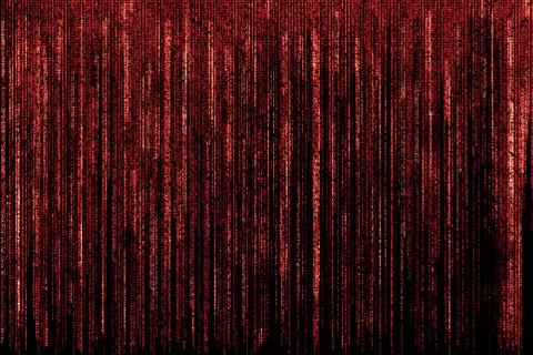 Red Matrix background Stock Illustration