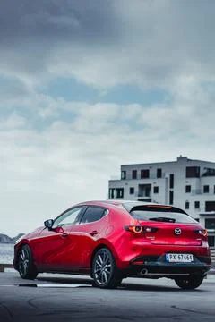 Red Mazda Stock Photos