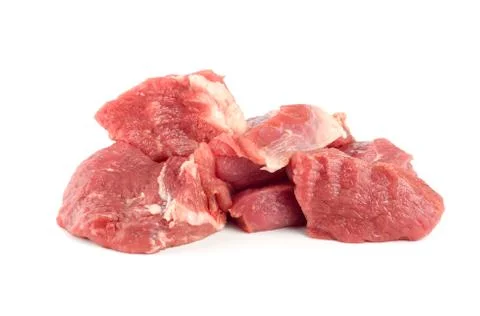 Red meat isolated Stock Photos