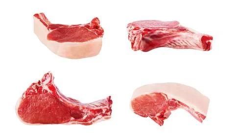 Red meat steak on bone. Stock-Fotos