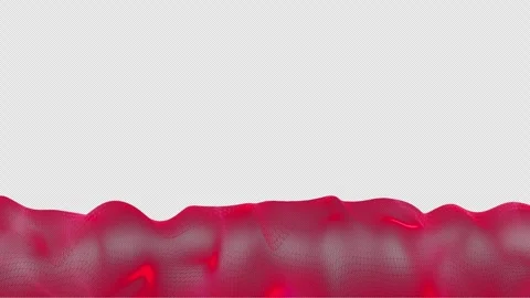 Red Mesh - Tech Lower Third Stock Footage 271542794