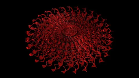 Red metal grid background Stock Footage 242011061