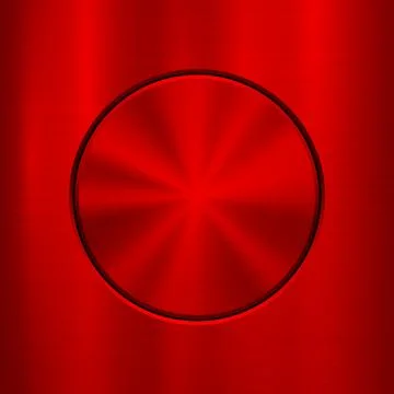 Red Metal Technology Background Stock Illustration