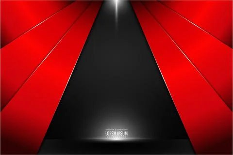 Red metal technology background. Stock Illustration