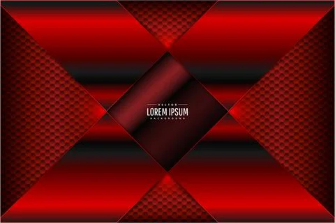 Red metal technology background. Illustrazione stock