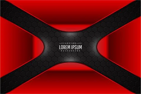 Red metal technology background. Stock Illustration