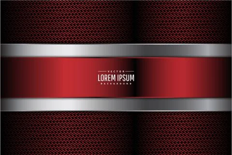 Red metallic background Stock Illustration