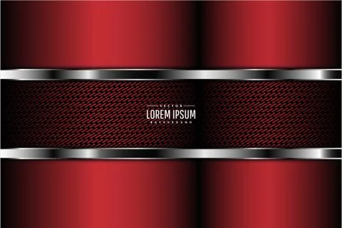 Red metallic background Stock Illustration