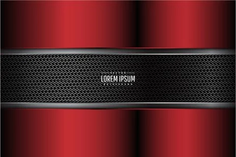 Red metallic background Stock Illustration