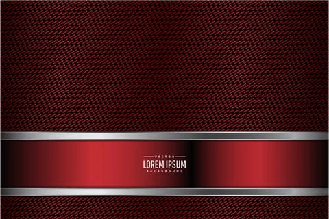 Red metallic background Stock Illustration