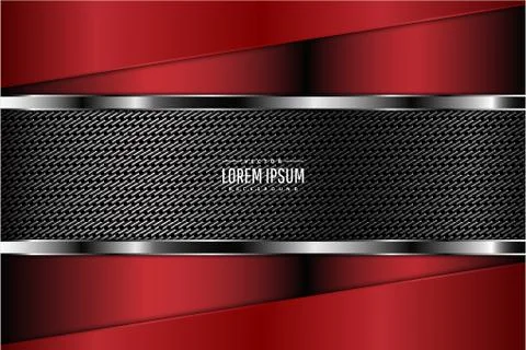 Red metallic background Stock Illustration