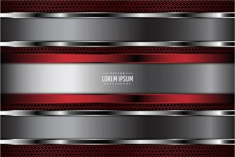 Red metallic background Stock Illustration