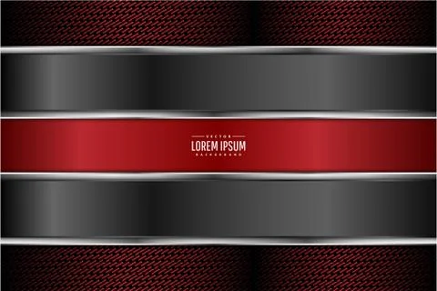 Red metallic background Stock Illustration