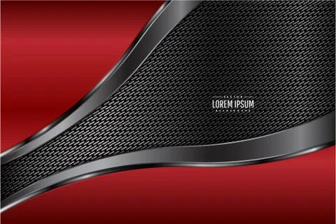 Red metallic background Stock Illustration