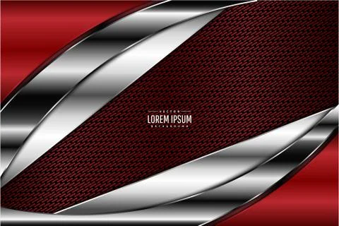 Red metallic background Stock Illustration