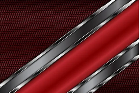 Red metallic background Stock Illustration