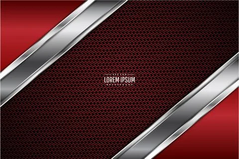 Red metallic background Stock Illustration