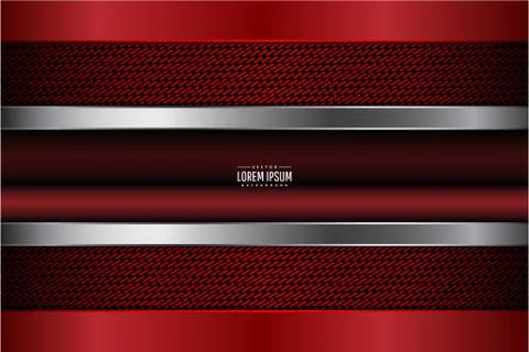Red metallic background Stock Illustration