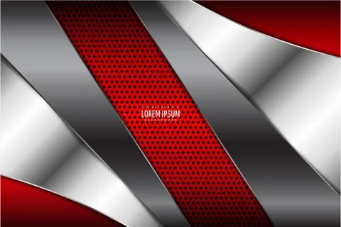 Red metallic background Stock Illustration
