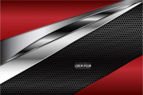 Red metallic background Stock Illustration