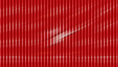 Red metallic blinds with white light reflection Stockillustratie