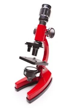 Red microscope Stock Photos