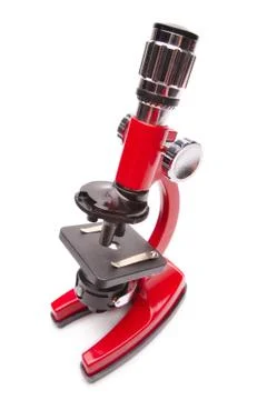 Red microscope Stock Photos