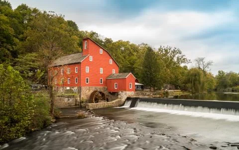 The Red Mill Stock Photos