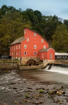 The Red Mill Stock Photos