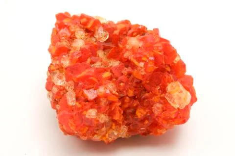 Red mimetite Stock Photos