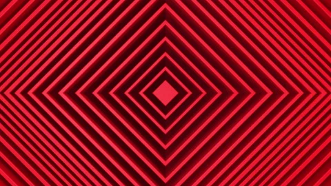 Red minimalism Abstract pattern of squares with the effect of displacement. Whit Stock Footage 154162218