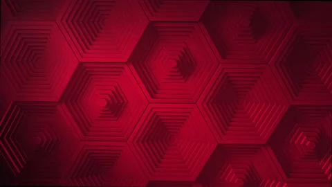 Red minimalism. A mosaic surface with moving black triangles. Abstract geometric Stock Footage 157154422