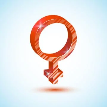 Red mirror of venus/ icon/ vector illustration イラスト素材