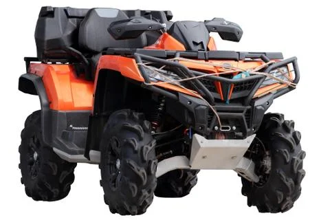 Red modern atv. Stock Photos
