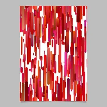 Red modern gradient vertical rounded stripe pattern poster background 스톡 일러스트